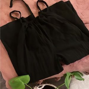 Black Cloth Overalls